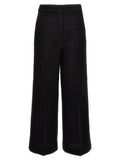 Moschino Black Wool Cropped Pants
