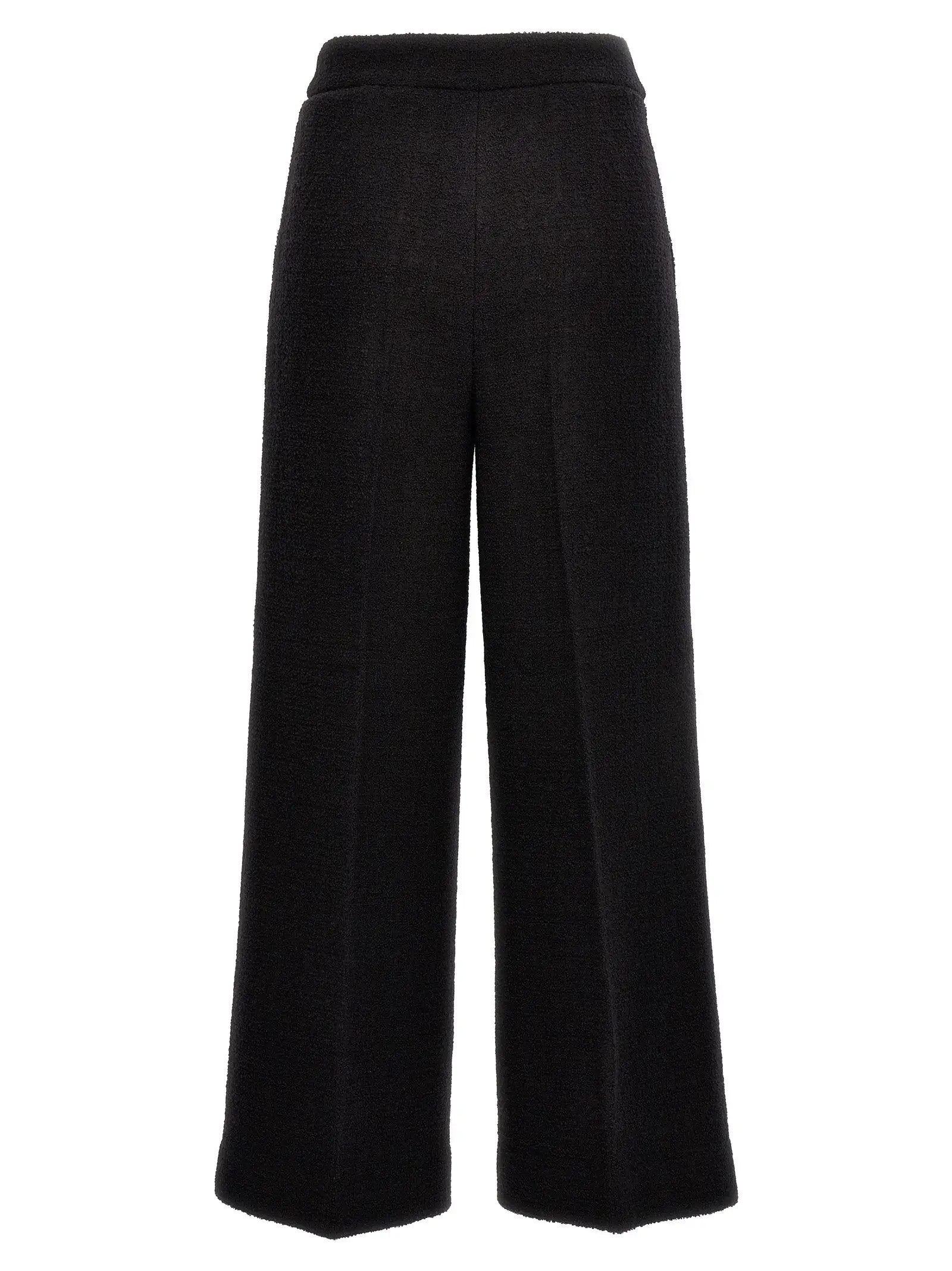 Moschino Black Wool Cropped Pants
