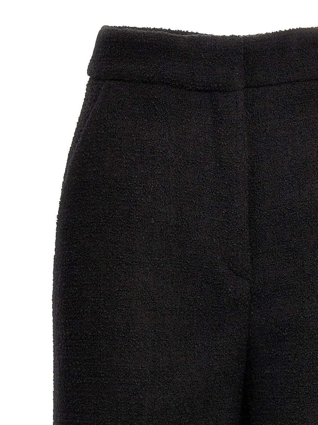 Moschino Black Wool Cropped Pants