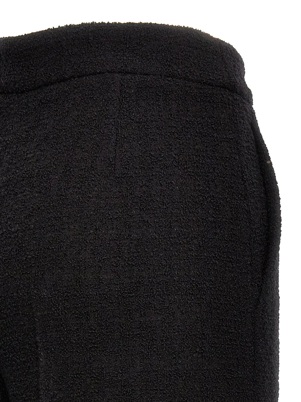 Moschino Black Wool Cropped Pants