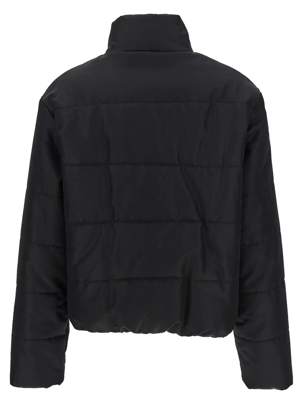 Moschino Black Polyamide Full-Length Jacket