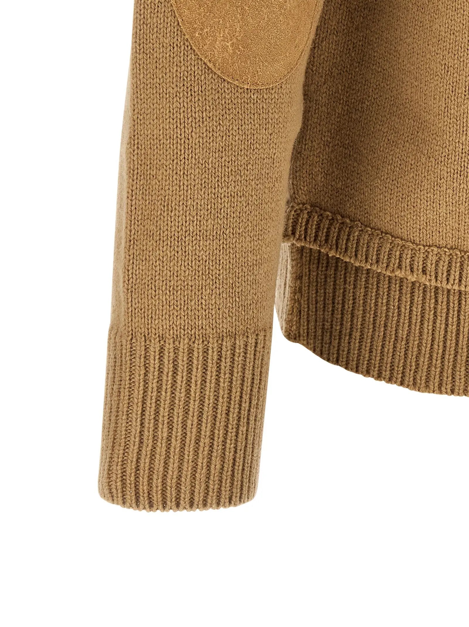 Maison Margiela Beige Wool Cardigan