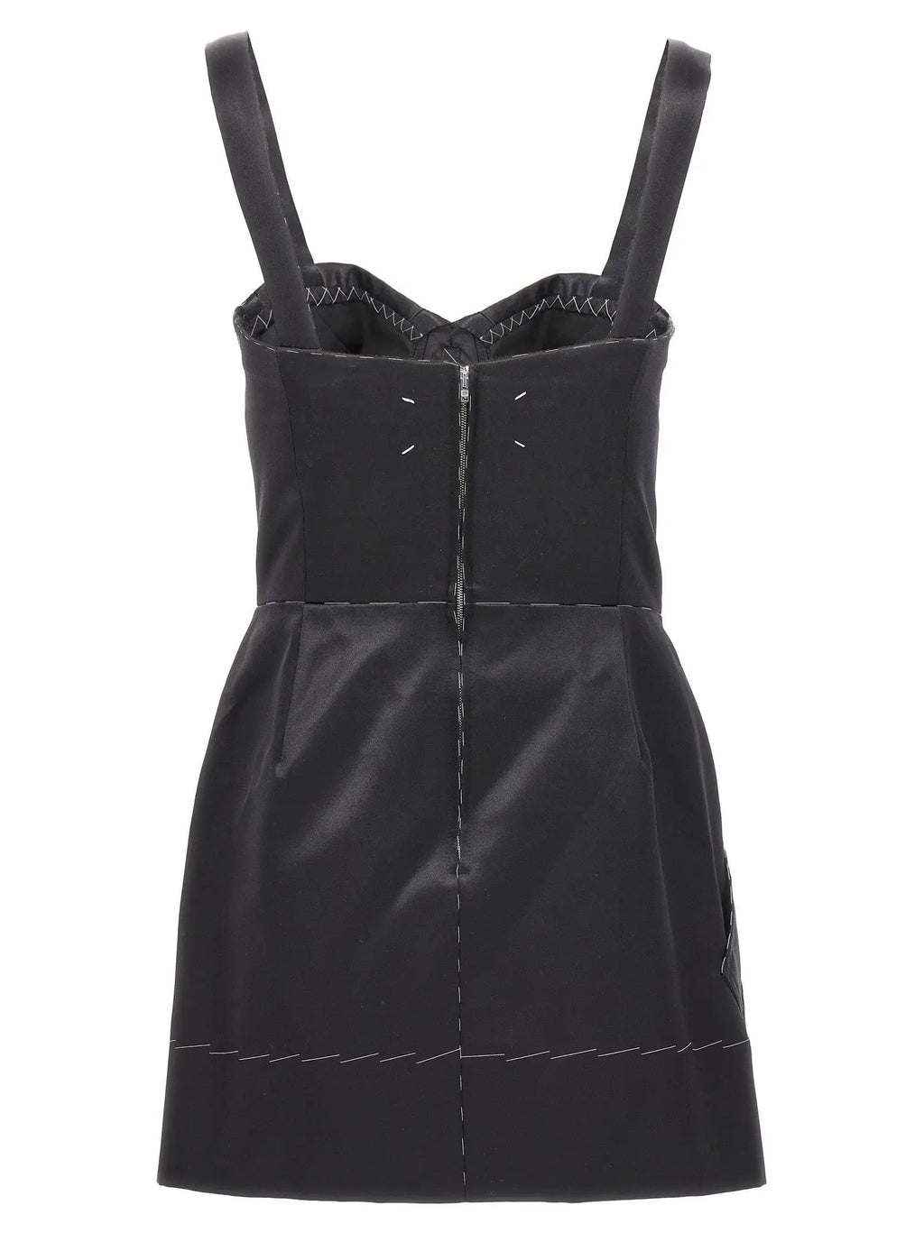 Maison Margiela Black Acetate Short Dress