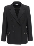 Off-White Black Virgin Wool Blazer