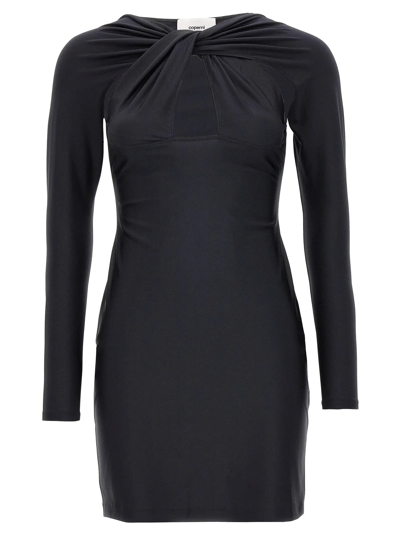 Coperni Black Polyamide Short Dress
