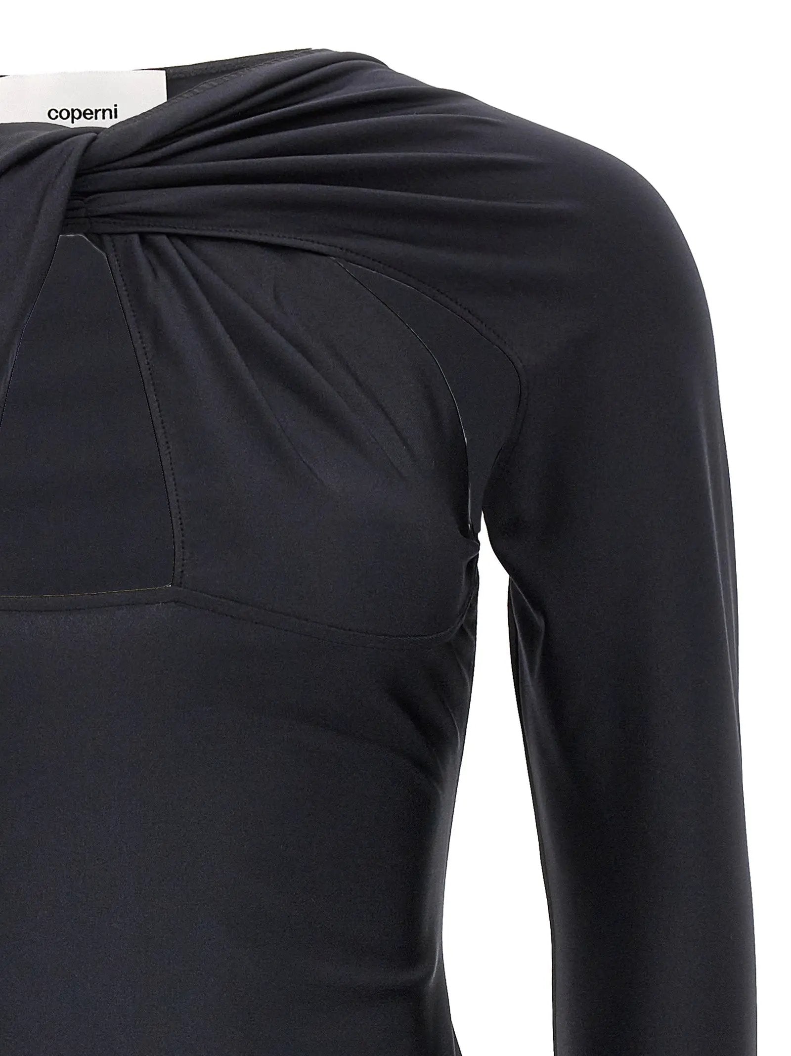 Coperni Black Polyamide Short Dress