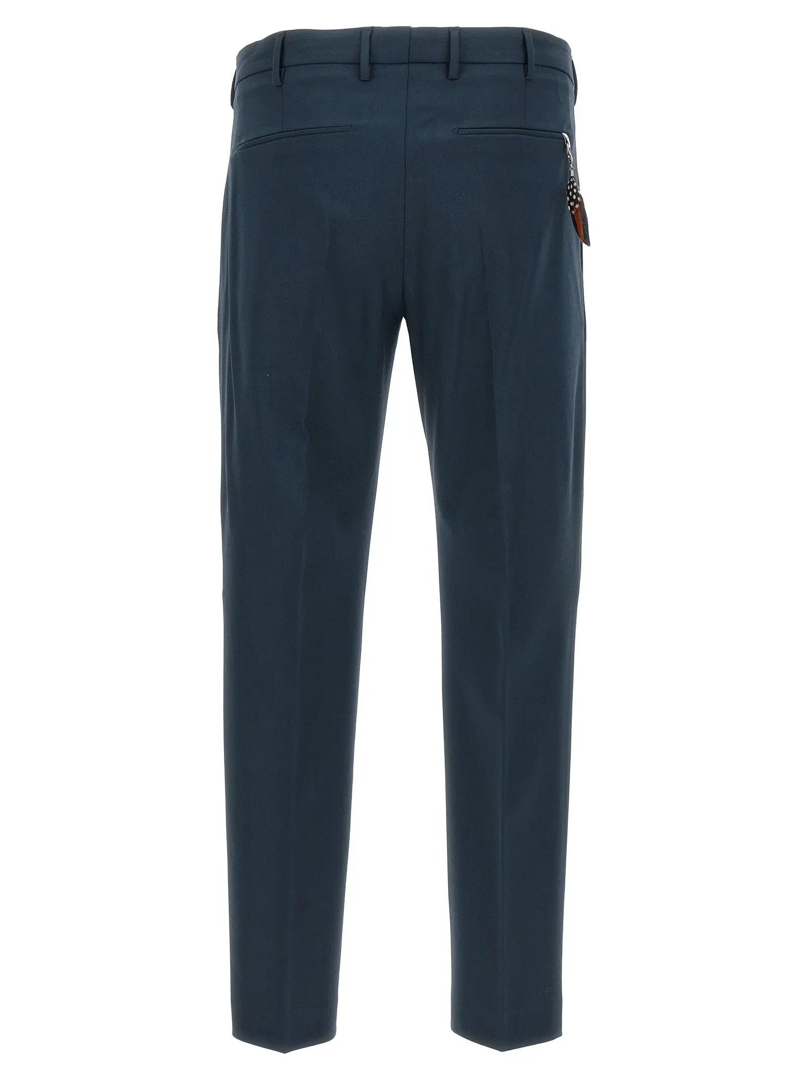 PT Torino Blue Virgin Wool Dress Pants