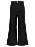 Giambattista Valli Black Polyester Flared Pants