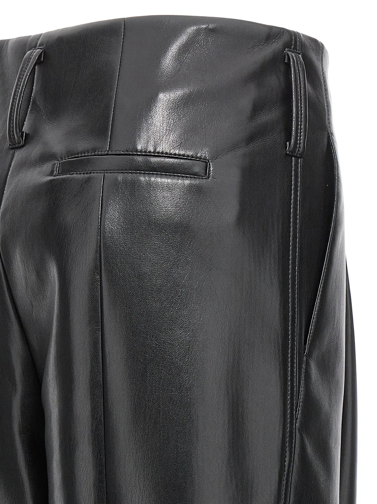 Philosophy Black Polyester Casual Pants