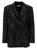 LE TWINS Black Polyester Blazer