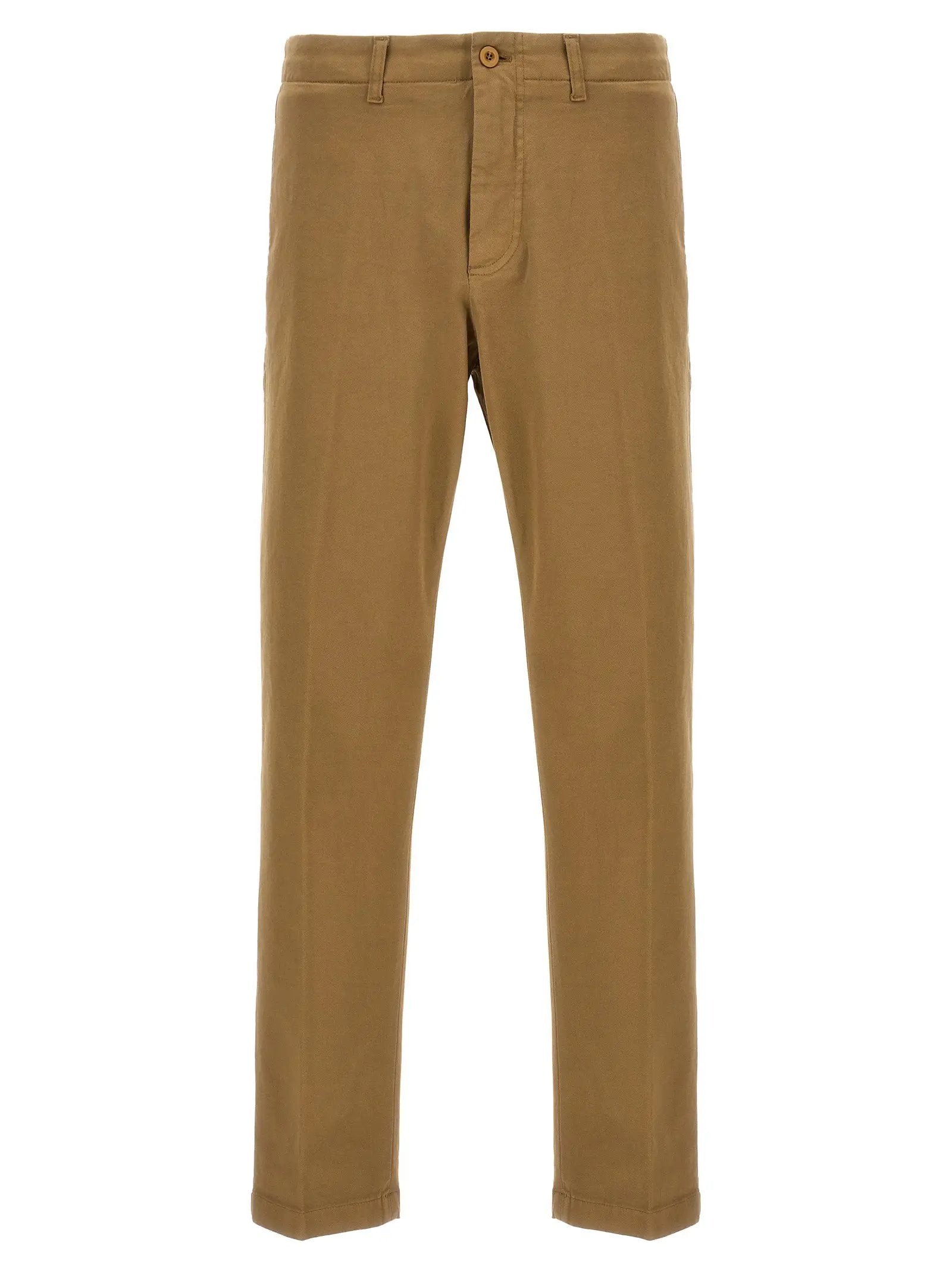 Department 5 Beige Cotton Casual Pants