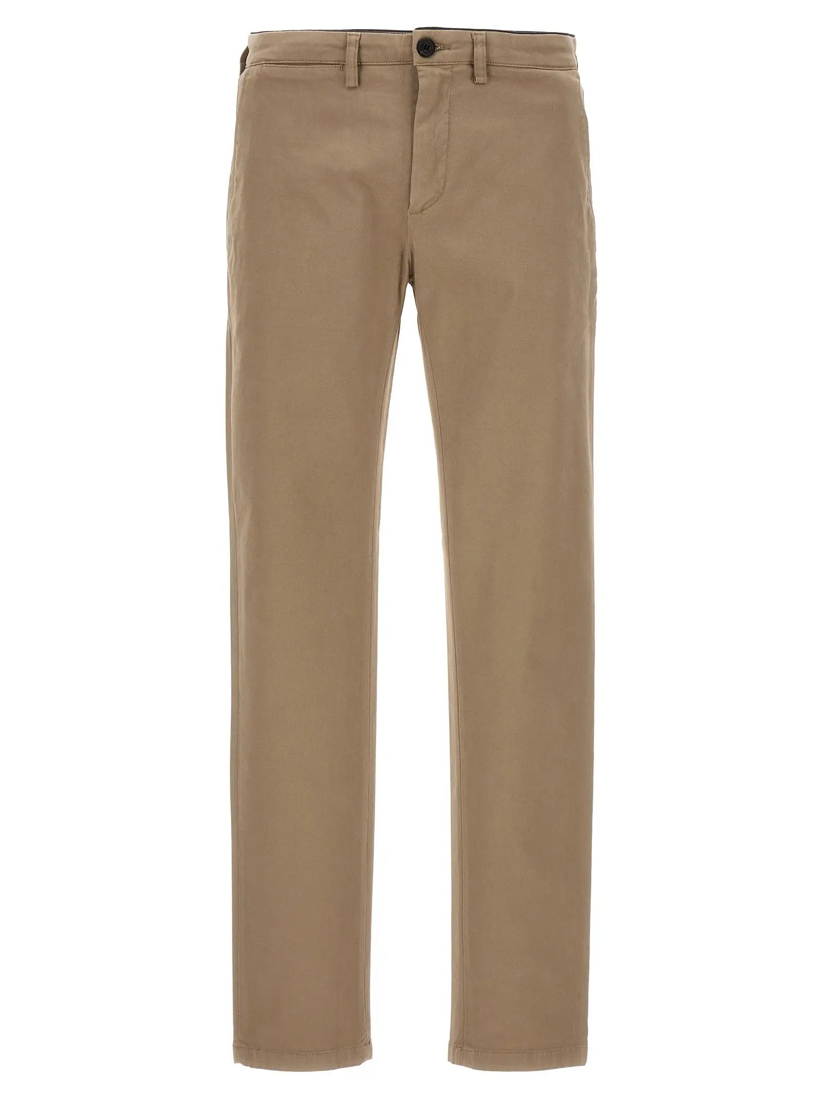 Department 5 Beige Cotton Casual Pants