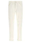 Brunello Cucinelli White Cotton Jeans Denim