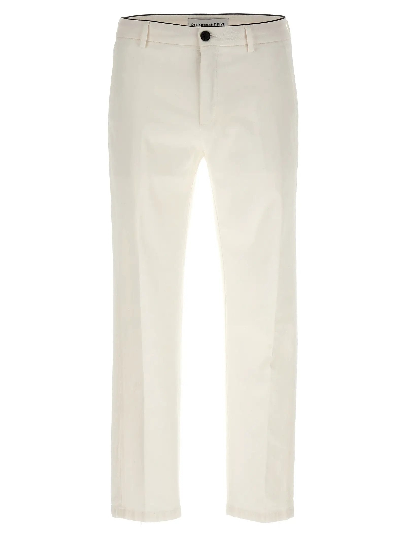 Department 5 White Cotton Pants