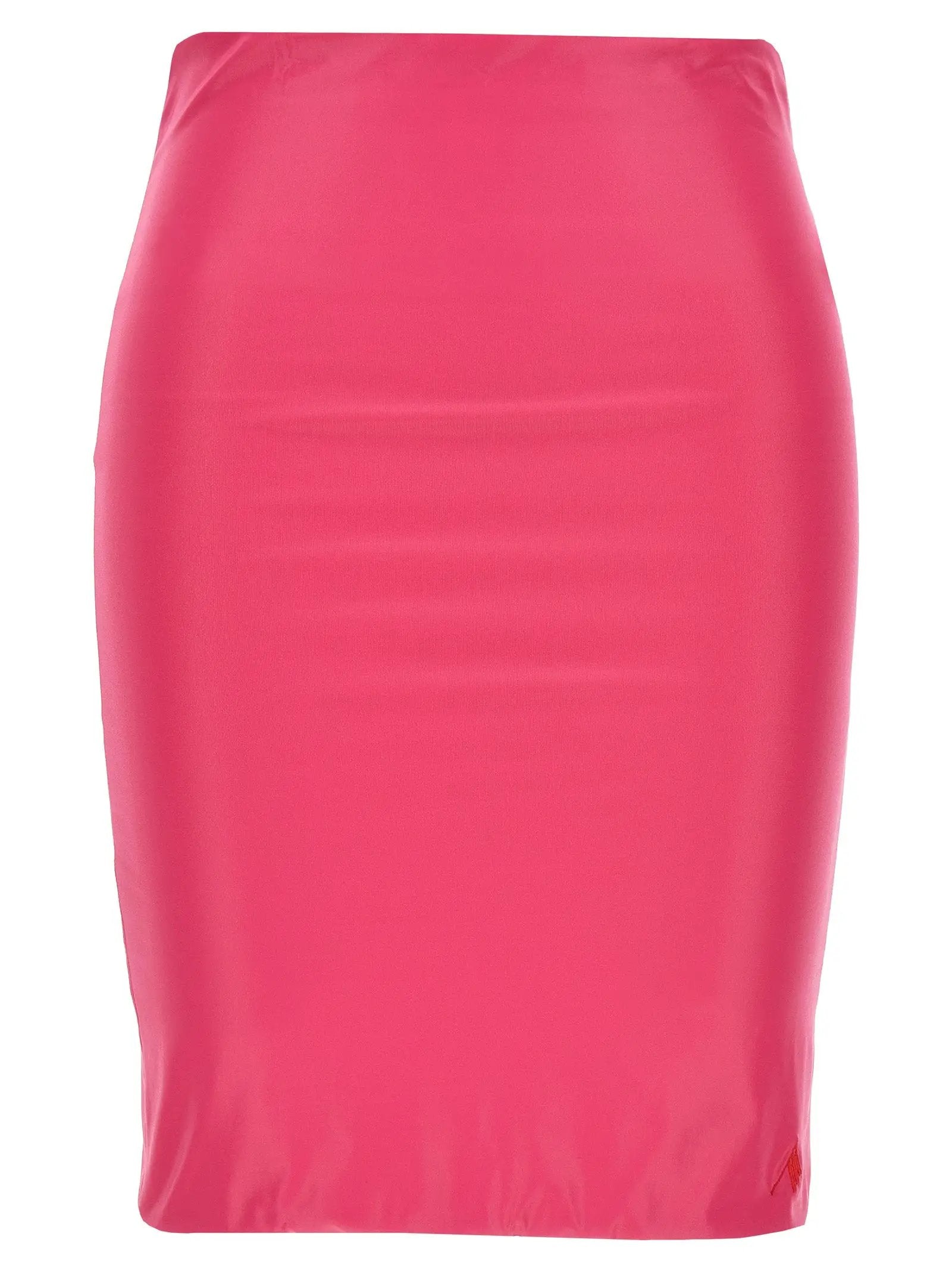 The Attico Fuchsia Polyamide Long Skirt