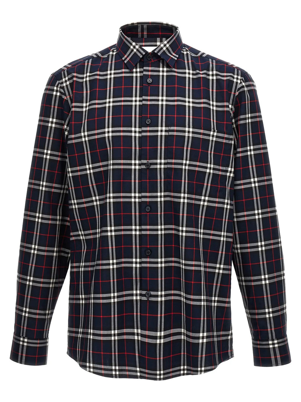 Burberry Blue Cotton Blouse