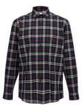 Burberry Blue Cotton Blouse