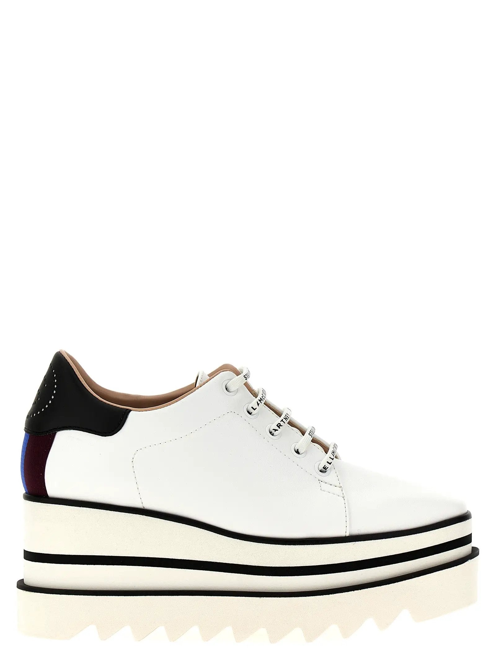 Stella McCartney Bicolor Polyethylene Wedge Sandals