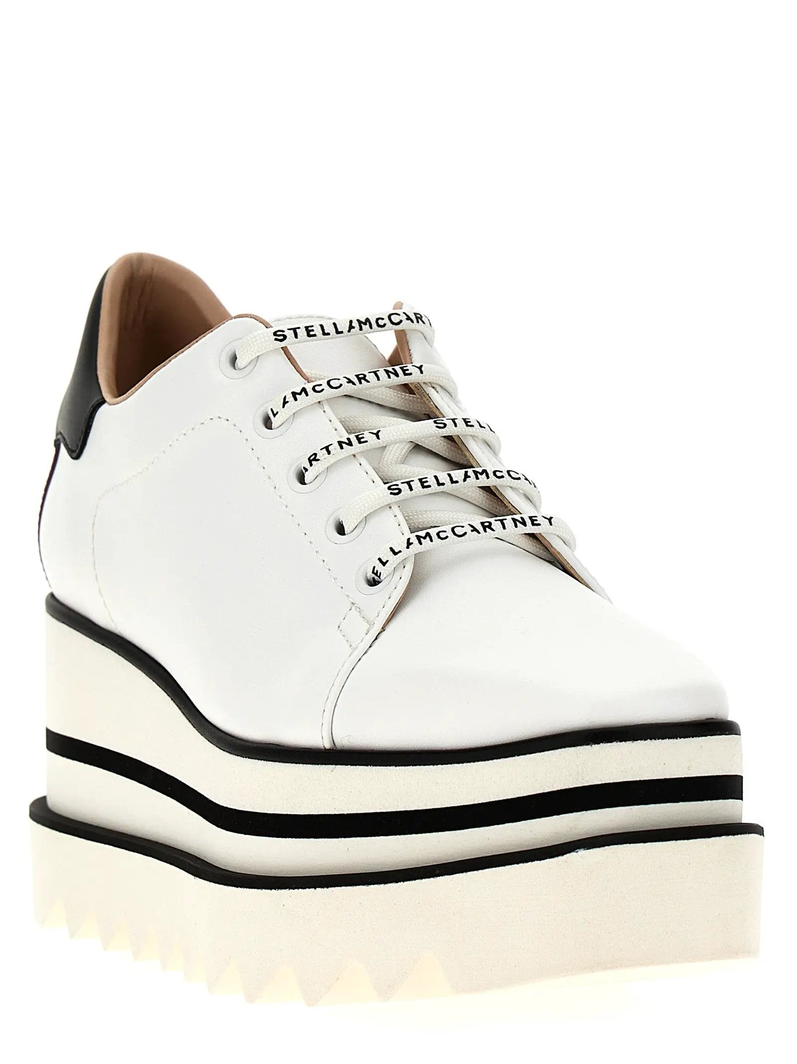 Stella McCartney Bicolor Polyethylene Wedge Sandals