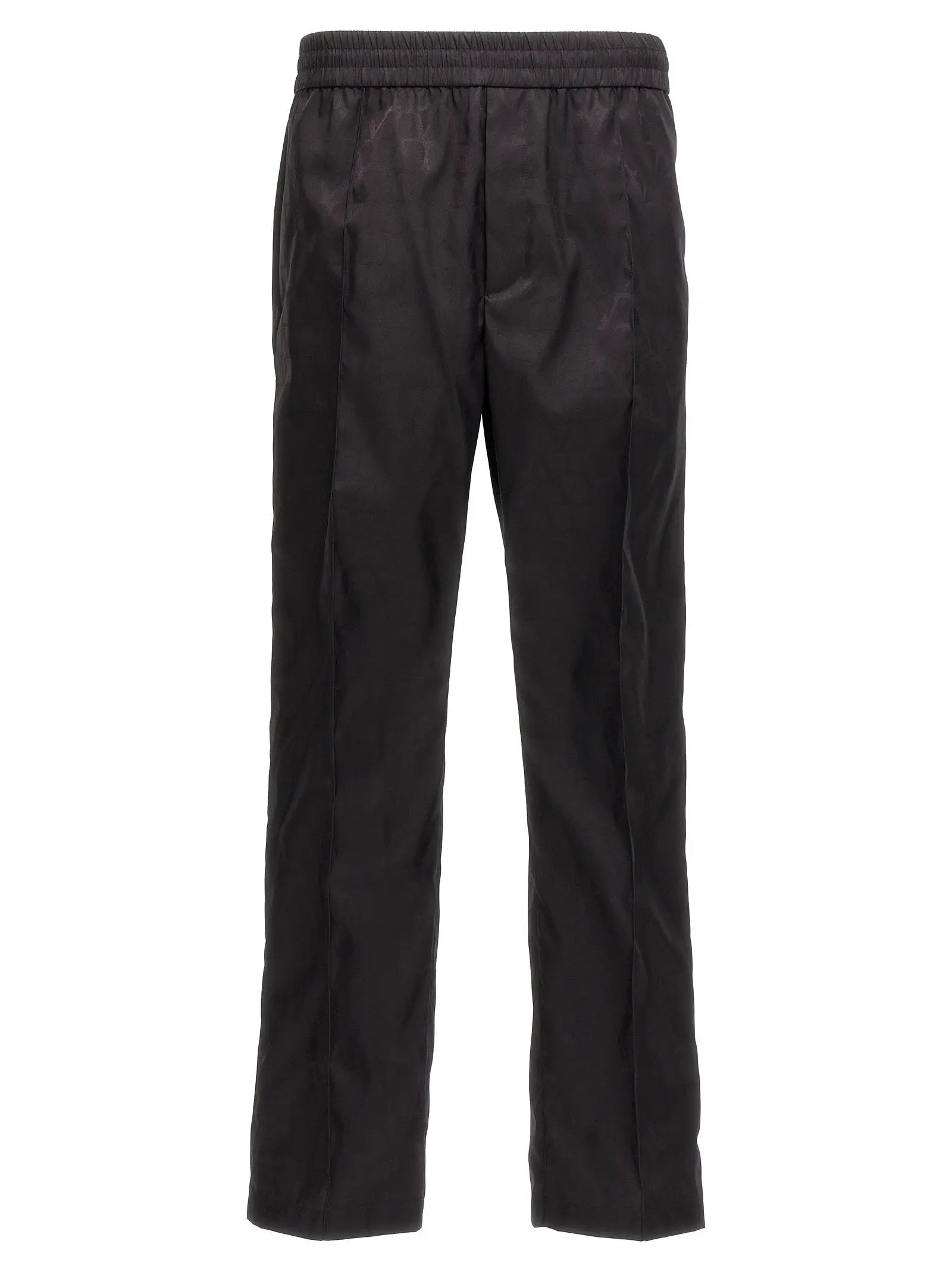 Valentino Garavani Black Polyamide Casual Pants