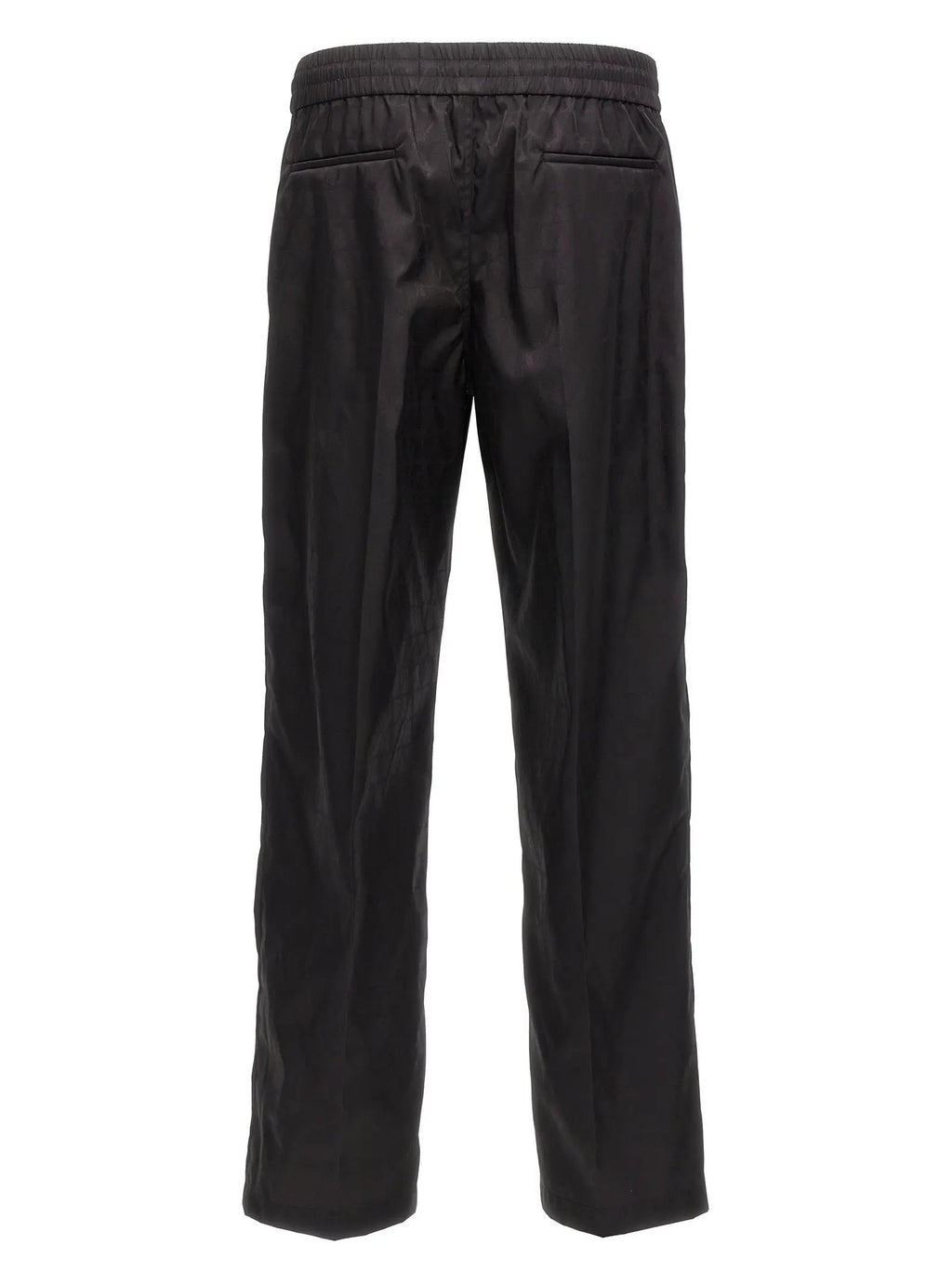 Valentino Garavani Black Polyamide Casual Pants