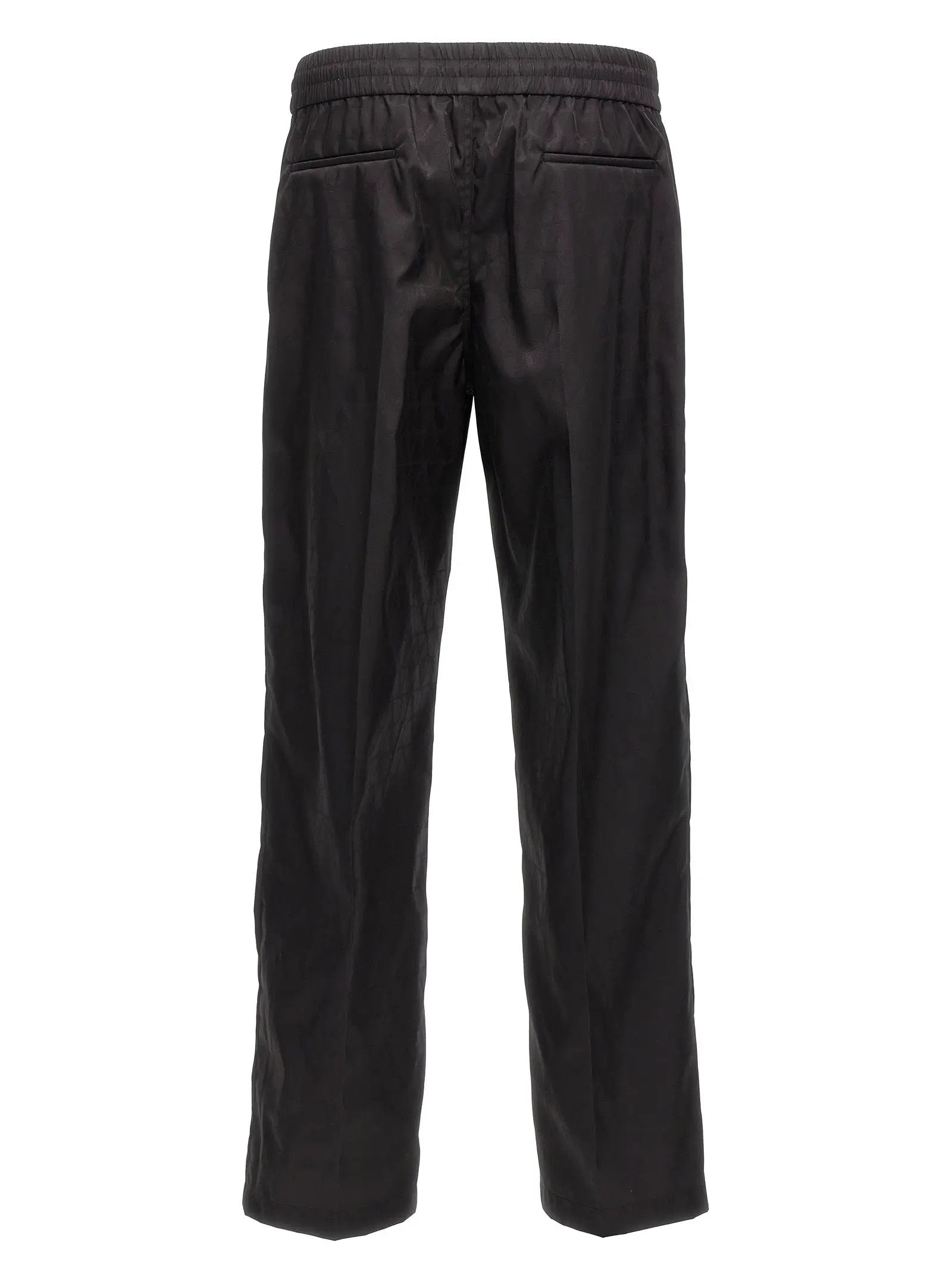 Valentino Garavani Black Polyamide Casual Pants