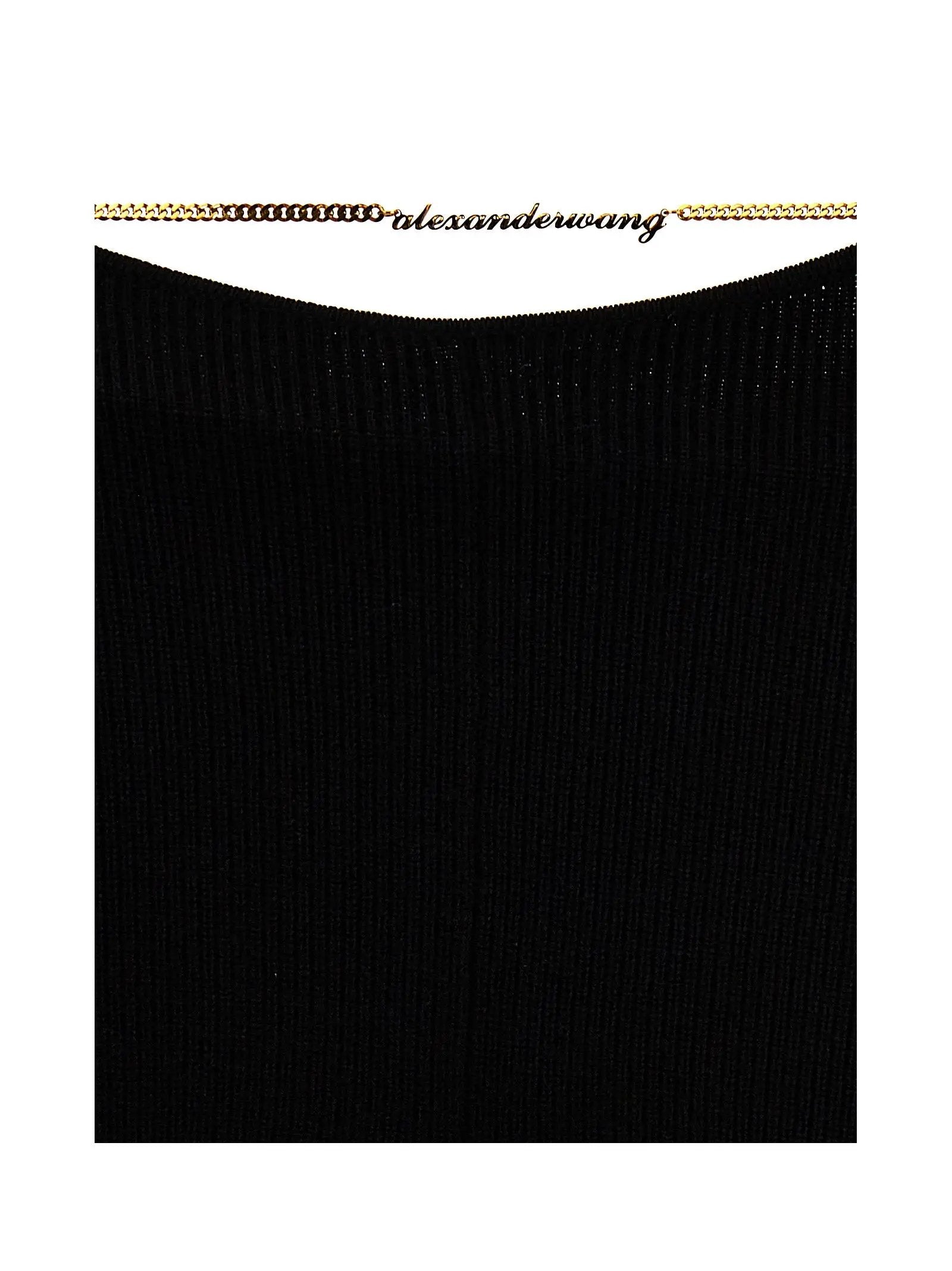 Alexander Wang Black Wool Casual Pants