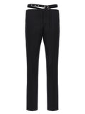 The Attico Black Virgin Wool Dress Pants