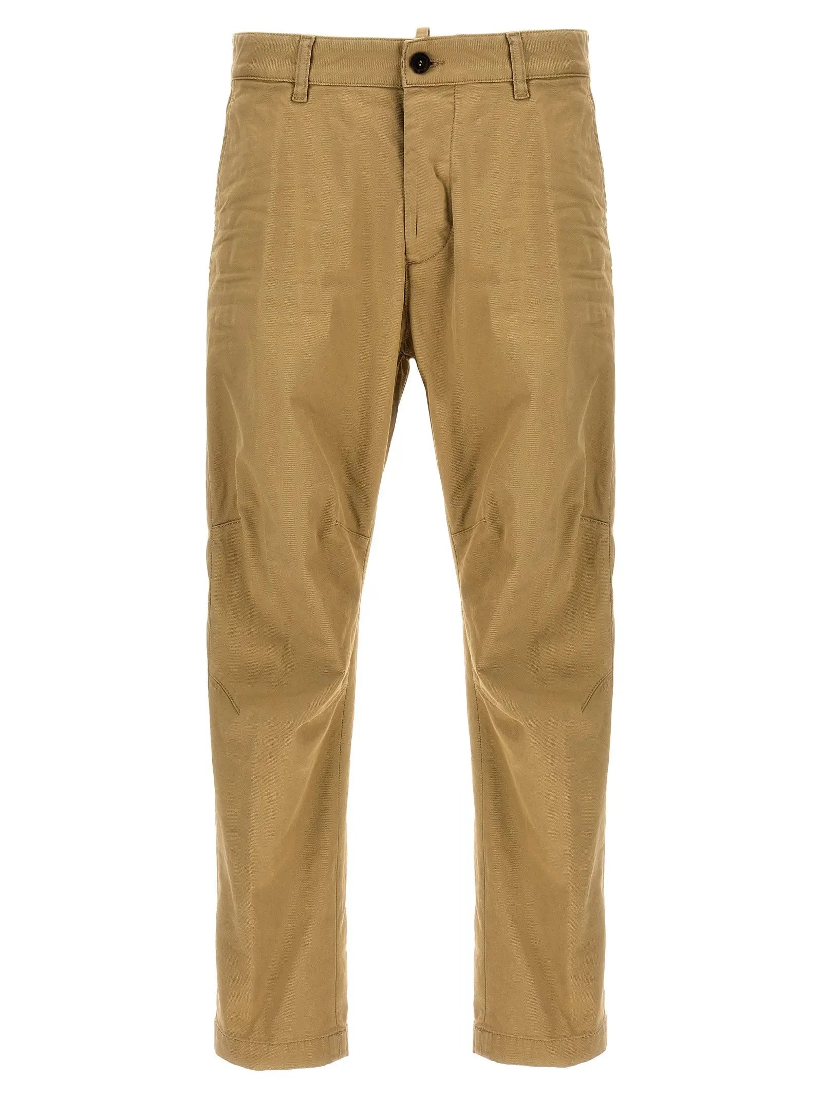 Dsquared² Beige Cotton Chino Pants