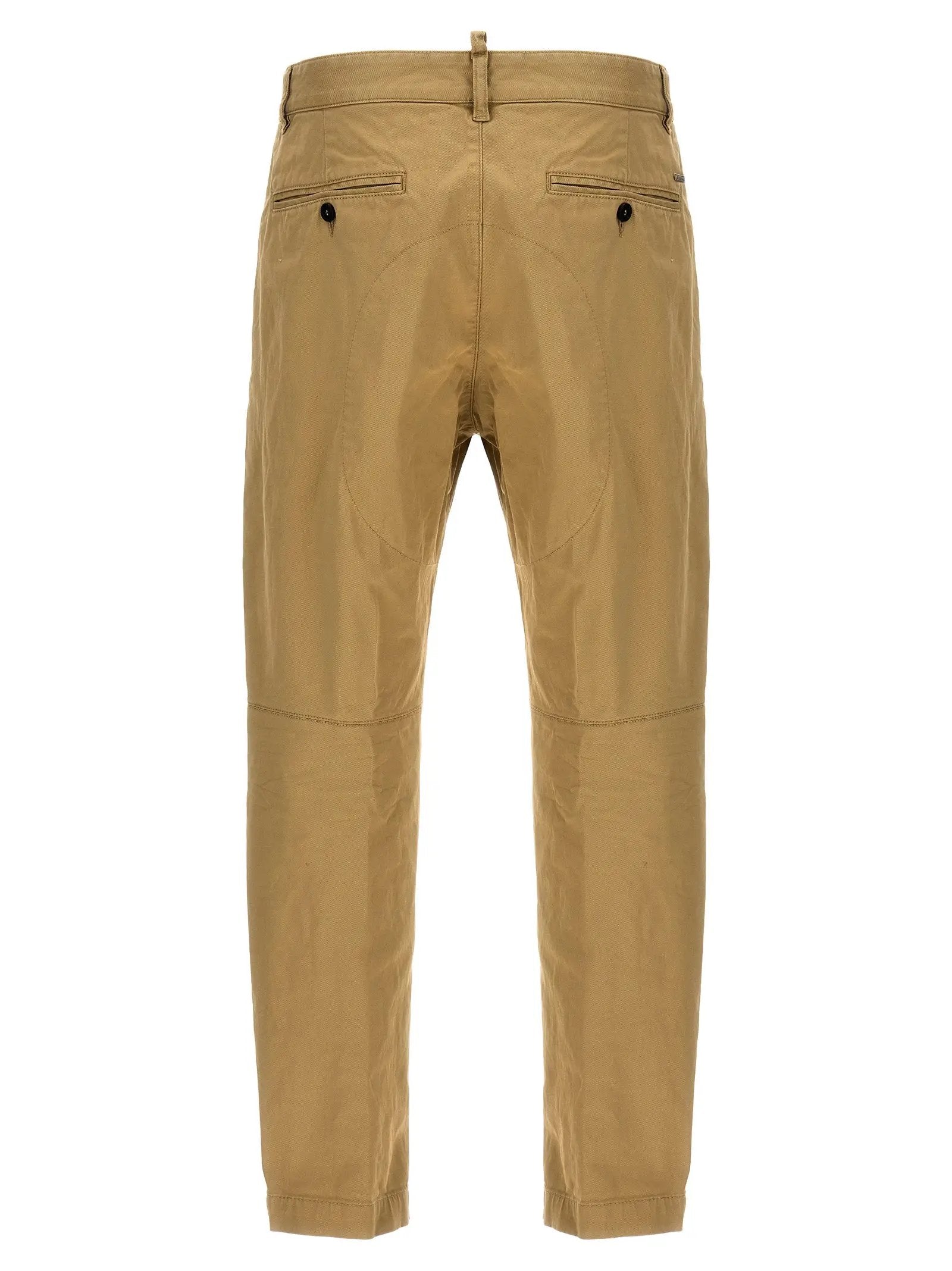 Dsquared² Beige Cotton Chino Pants