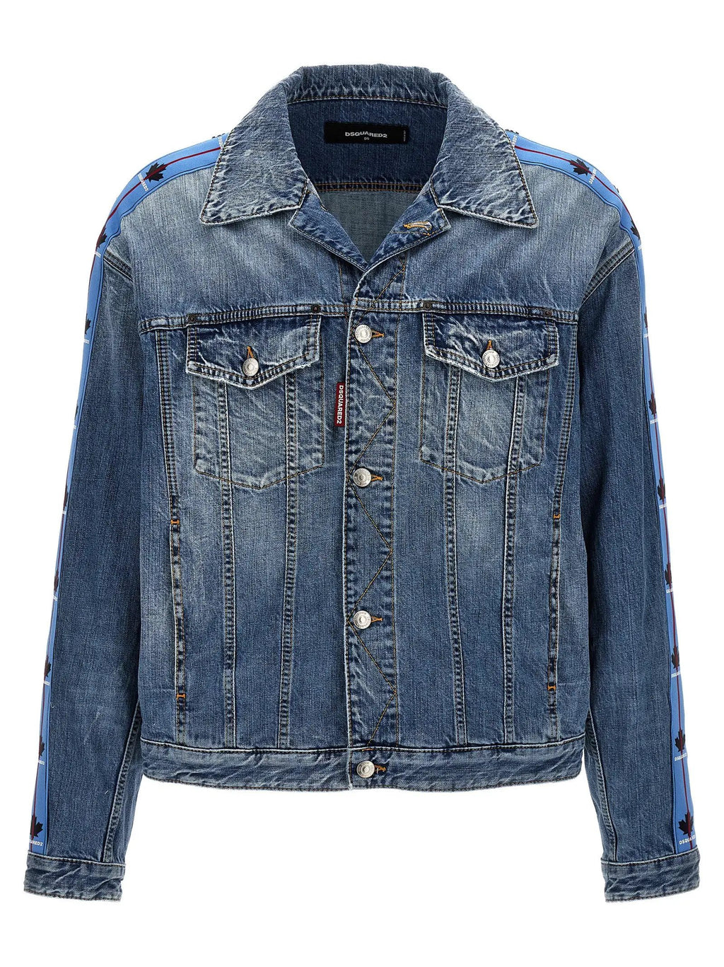 Dsquared² Blue Cotton Denim Jacket