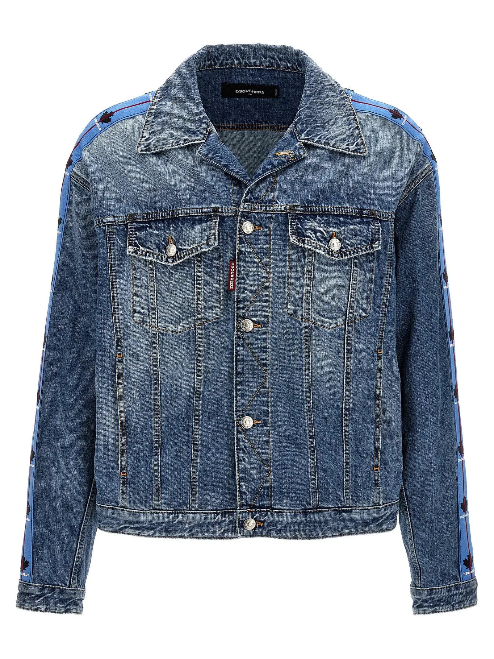 Dsquared² Blue Cotton Denim Jacket