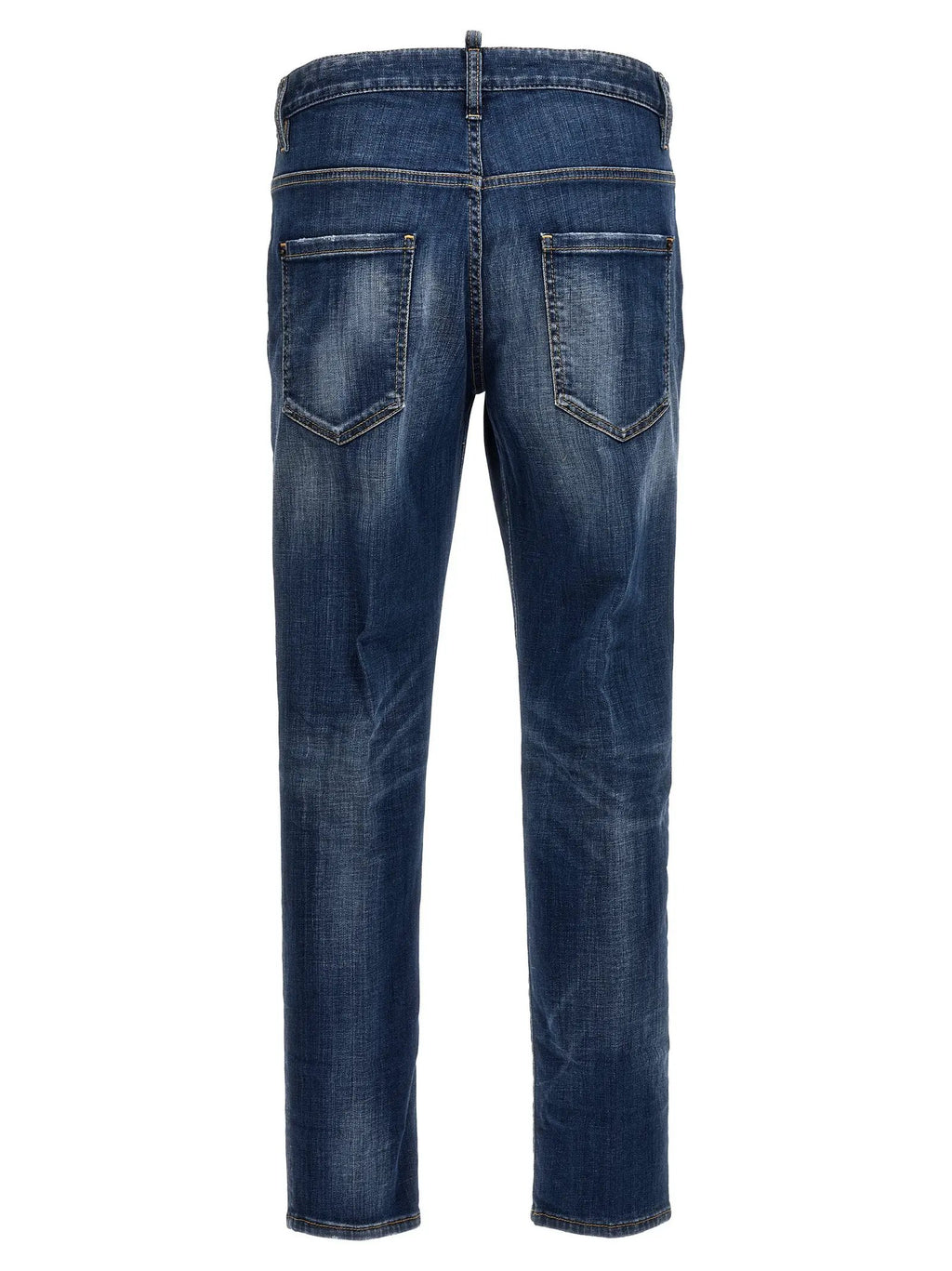 Dsquared² Blue Cotton Relaxed Fit Jeans