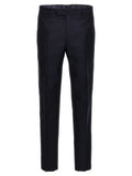 Etro Blue Cotton Dress Pants