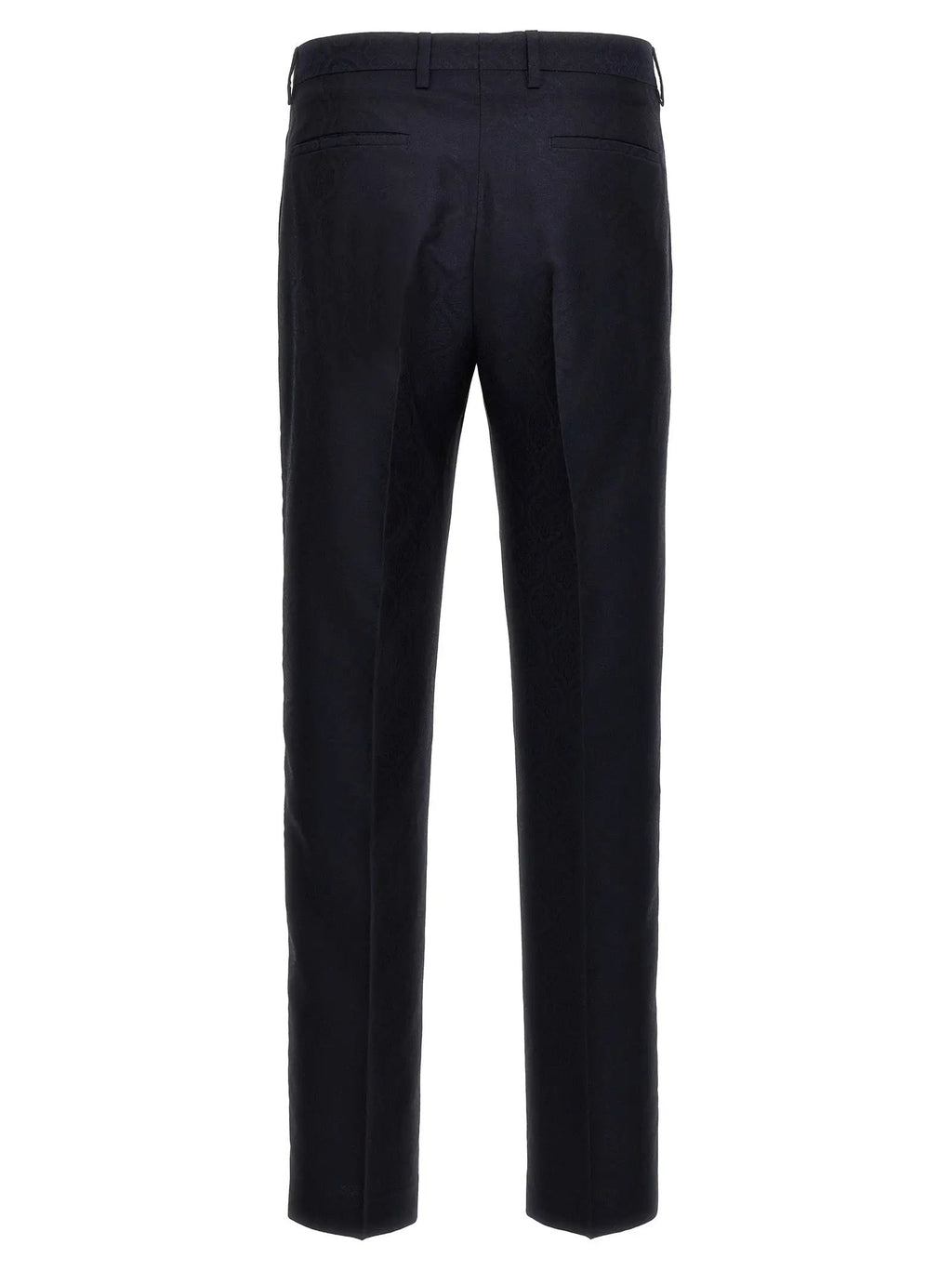 Etro Blue Cotton Dress Pants