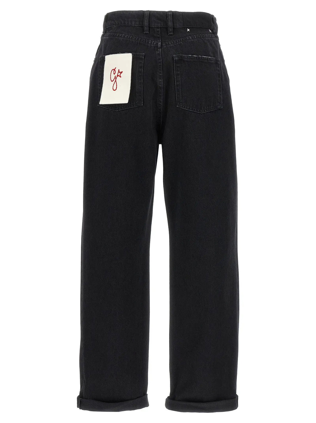 Golden Goose Black Cotton Relaxed Fit Jeans