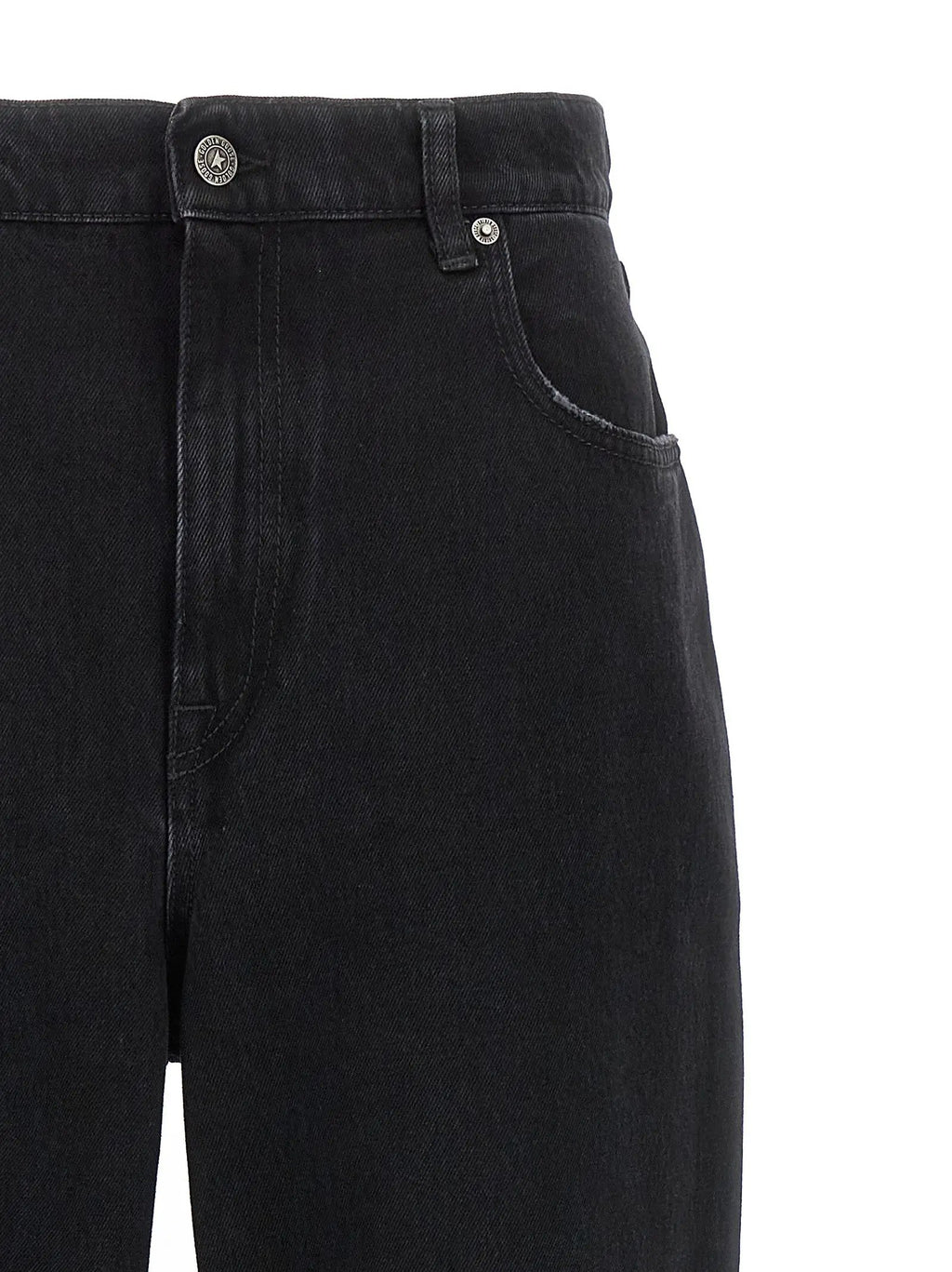 Golden Goose Black Cotton Relaxed Fit Jeans
