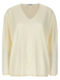 Max Mara White Cashmere Cardigan