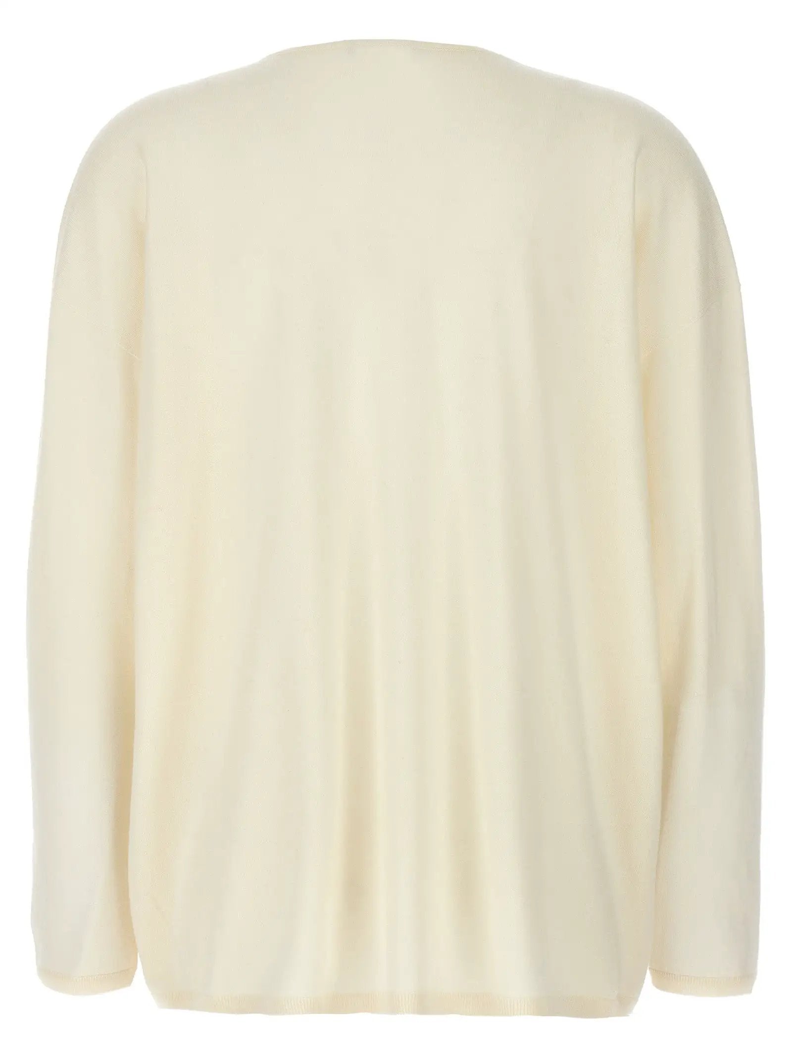 Max Mara White Cashmere Cardigan