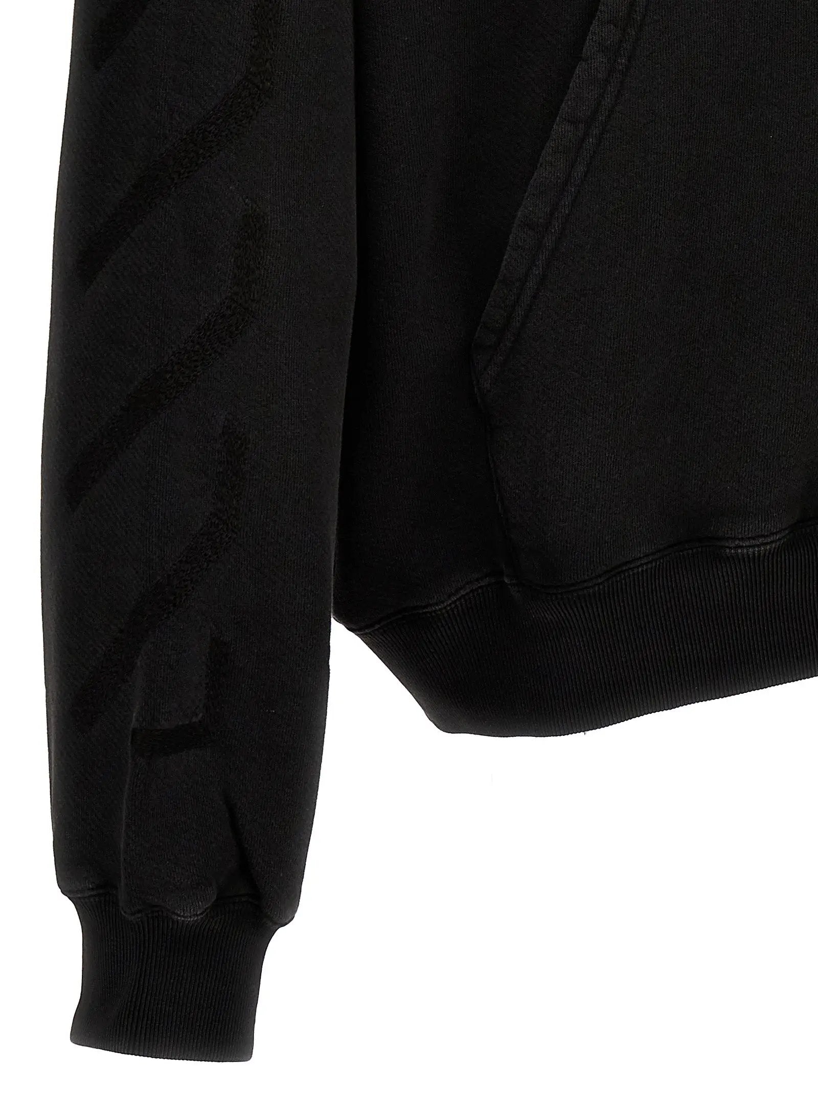 Off-White Gray Cotton Sweatshirt