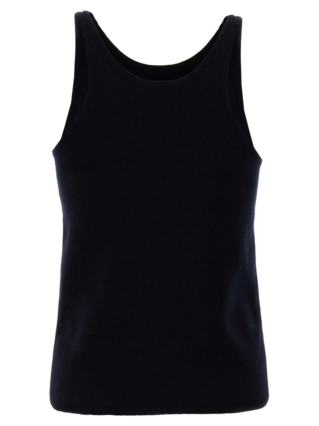 Max Mara Blue Virgin Wool Tank Tops