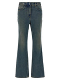 Givenchy Blue Cotton Bootcut Jeans