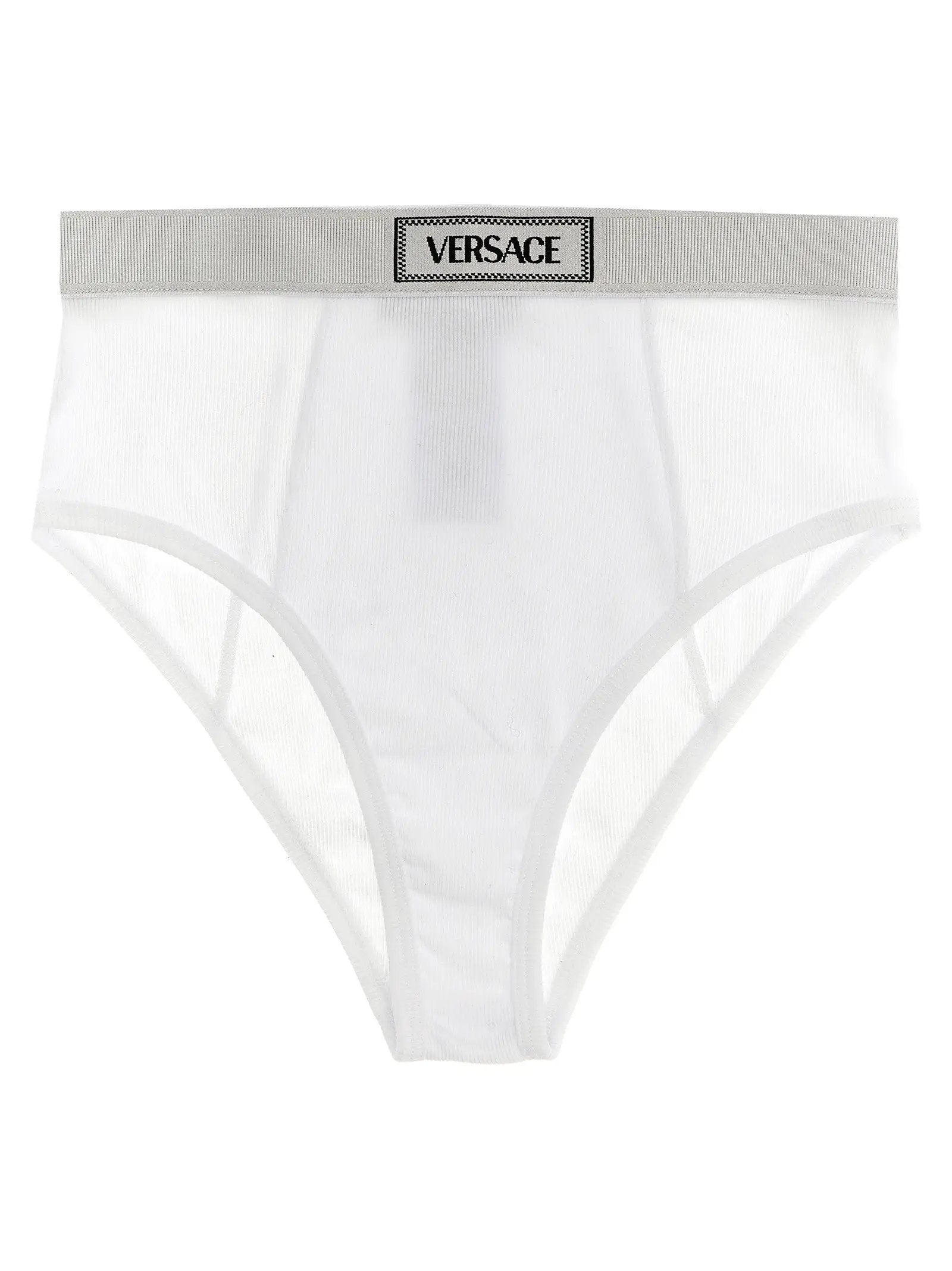 Versace White Cotton Briefs