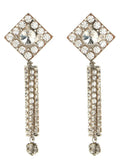 Alessandra Rich Silver Plastic Earrings