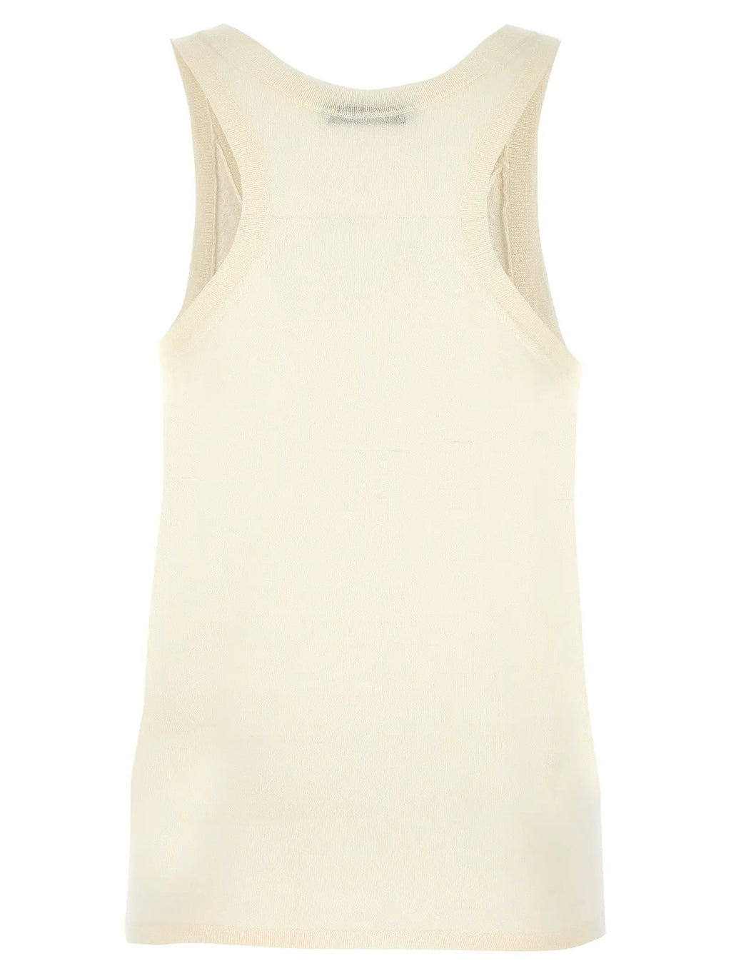 Max Mara White Cashmere Tank Tops