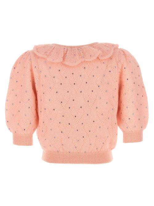 Gilet Alessandra Rich en laine multicolore