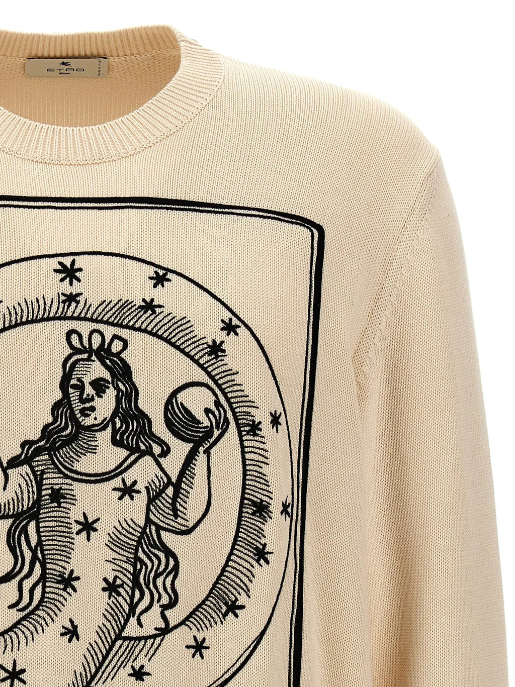 Etro Beige Cotton Cardigan