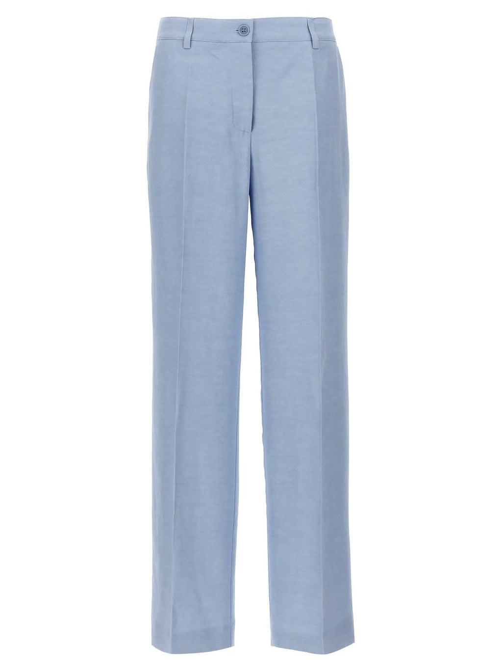 P.A.R.O.S.H. Blue Viscose Casual Pants