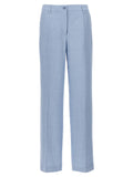 P.A.R.O.S.H. Blue Viscose Casual Pants