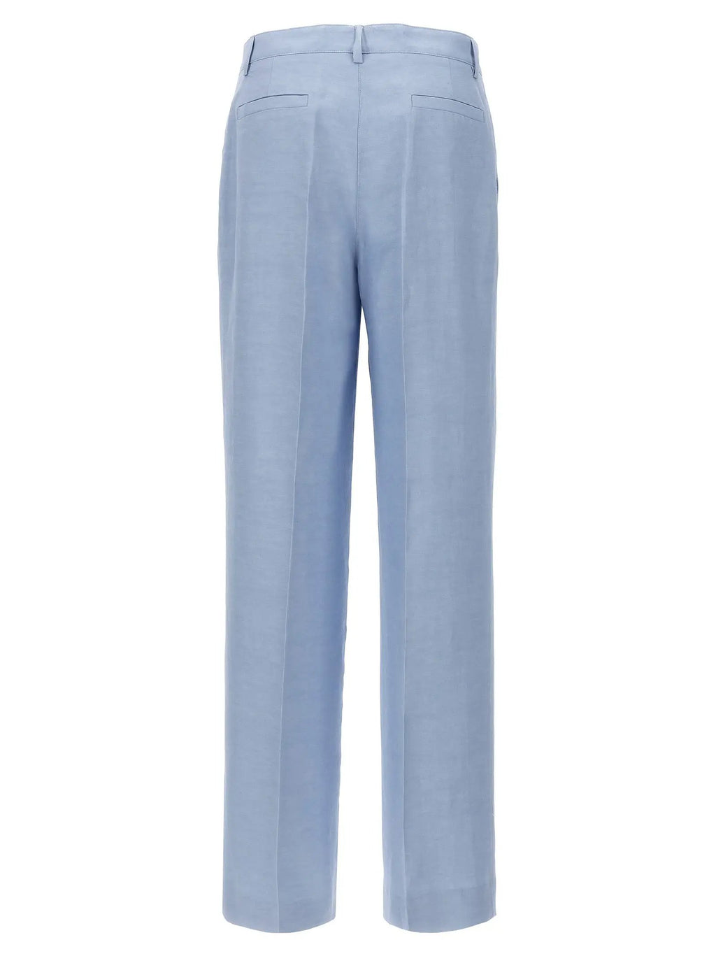 P.A.R.O.S.H. Blue Viscose Casual Pants